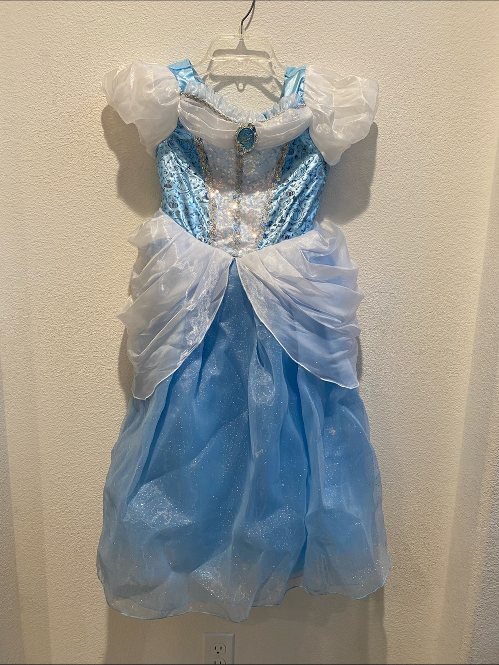 Cinderella Light Blue and White Princess Dress Costume